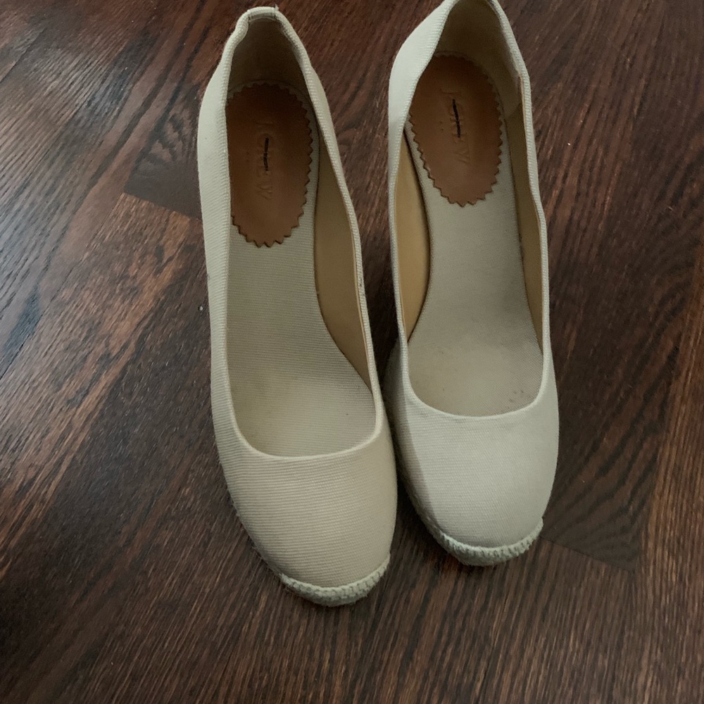 J. Crew wedge espadrille